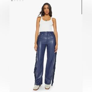 MOTHER Denim fringe pants